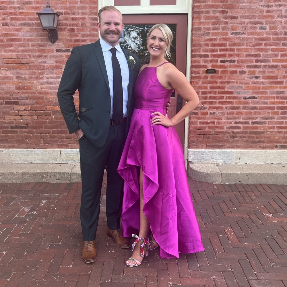 Lulus pink high low dress - worn once